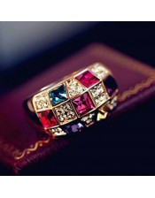Crystal Symphony Dress Ring