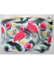 Pink Flamingo Cosmetic Bags