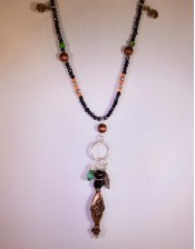  Black Spinel & Copper Necklaces
