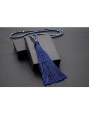 Sea Blue Tassel necklace