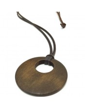 Wood and Leather necklace